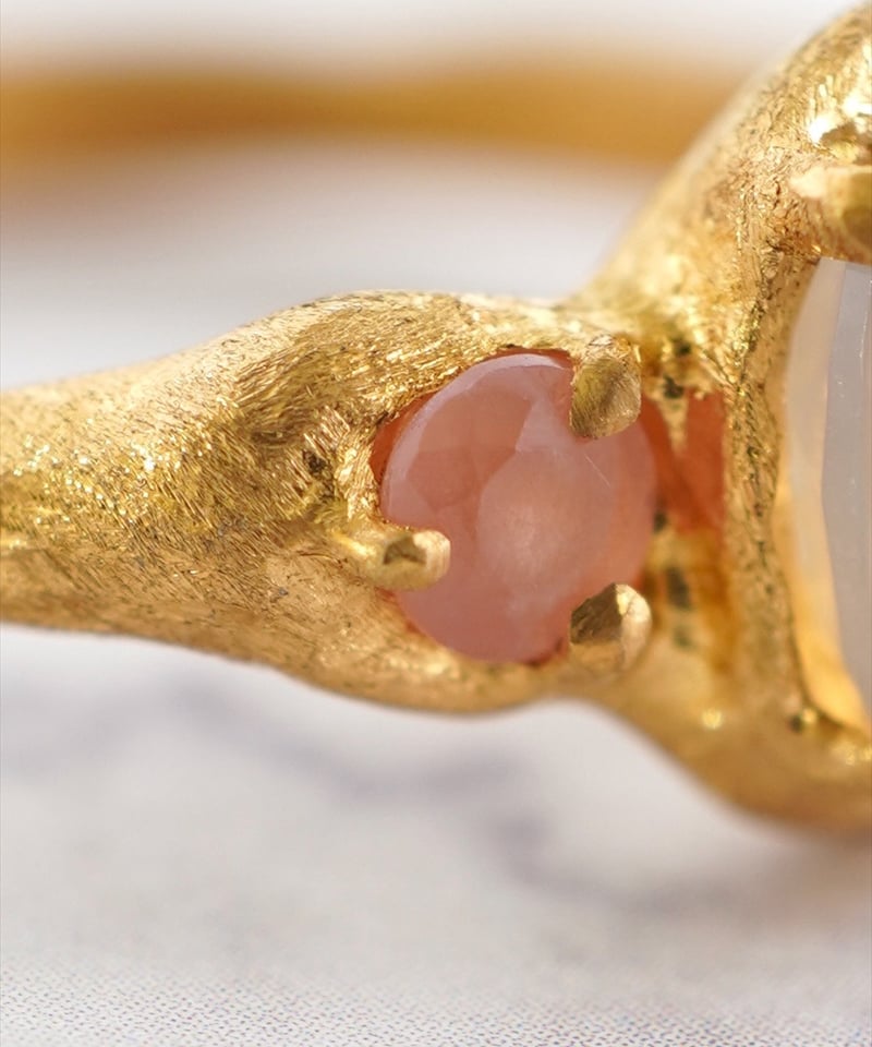 ドゥリなルチルたん！どぅらり ドゥリなルチルたん！どぅらり ルチルクォーツ シルバーリング 指輪