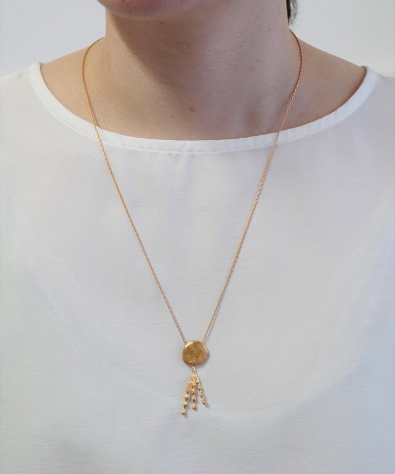 ハーモニー ネックレス シェル ダイヤモンド シェル・クォーツ・ダイヤ ペンダントネックレス