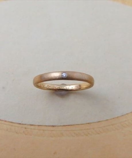 結婚指輪　MI-1211s-K18YGとMI-1211s