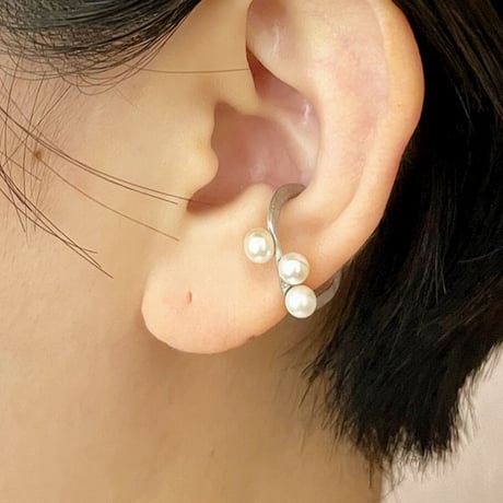 satela  淡水パール イヤーカフ EC-PL-01B  片耳販売