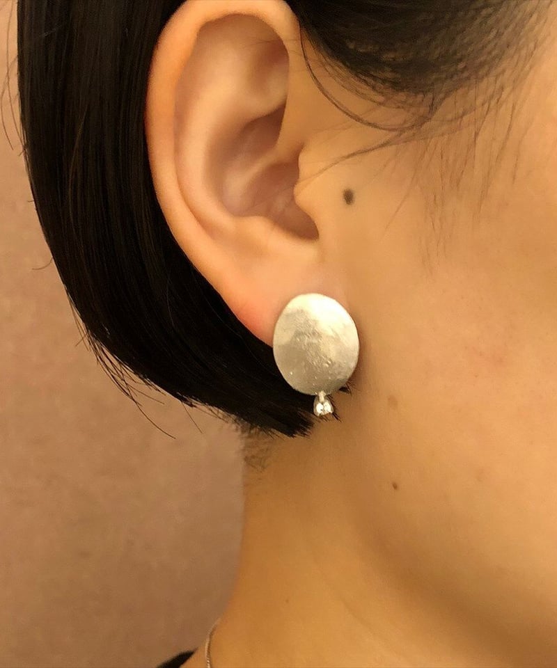満天の星空と月の逢瀬♡にゃんこ アシメピアス/イヤリング 