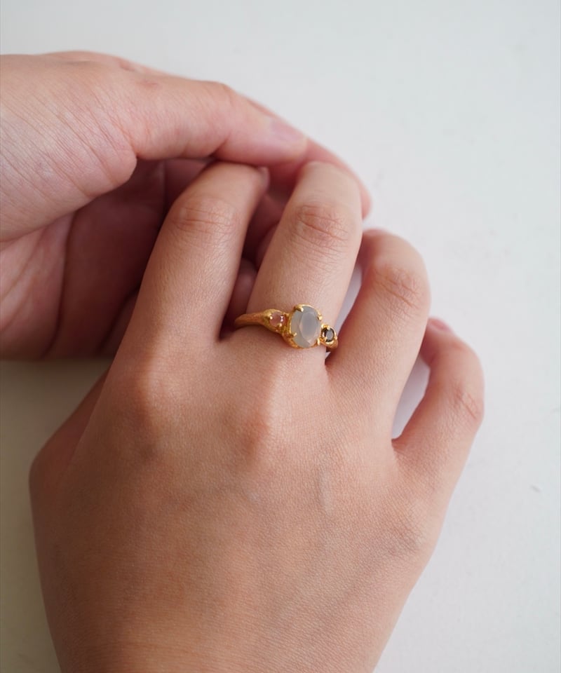 ドゥリなルチルたん！どぅらり ドゥリなルチルたん！どぅらり ルチルクォーツ シルバーリング 指輪