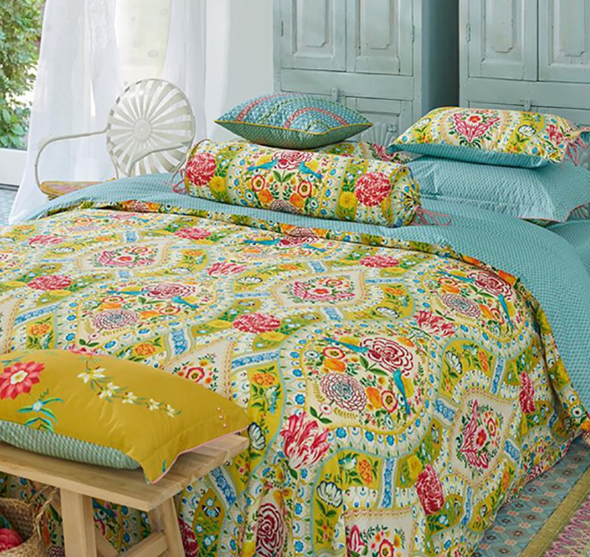 PIP STUDIO シングルベットカバーMelodyイエロー | dutchstore 