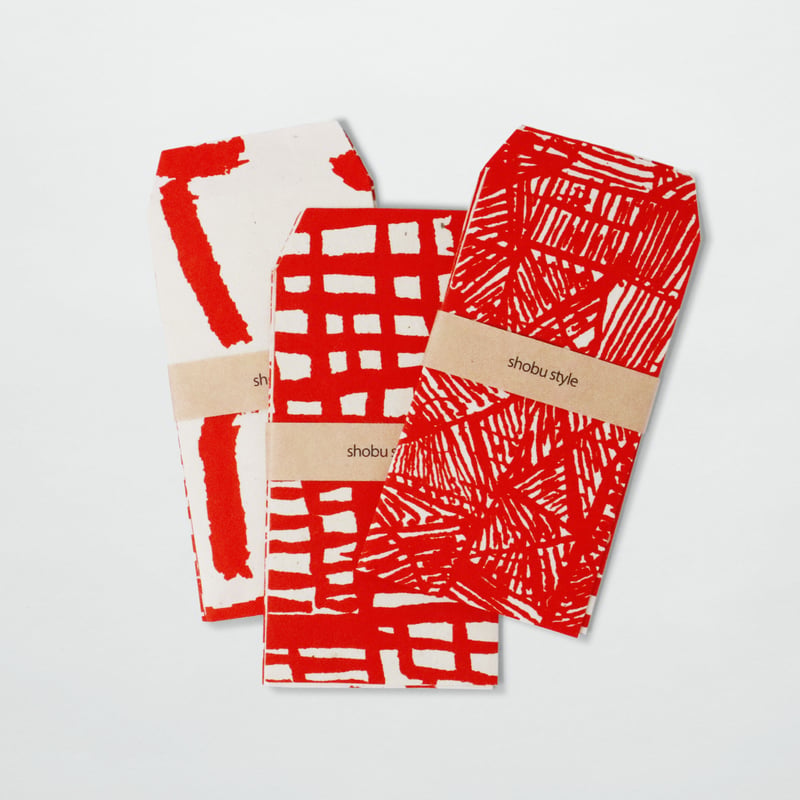 工房しょうぶ〈ハマダ袋〉（3COLORS／3PCS） | PAPIER LABO.