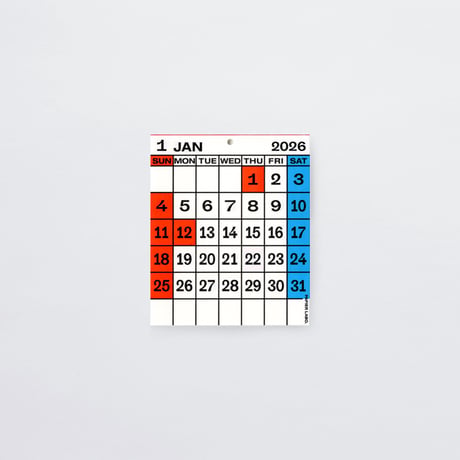 PAPIER LABO.〈2026 DESKTOP CALENDAR〉