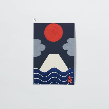 型染工房たかだ〈富士山_和紙染絵〉（12TYPES）