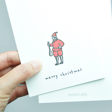 PAPIER LABO.〈SANTA CARD〉