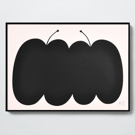 ANDREAS SAMUELSSON & PAPIER LABO.〈POSTER WITH FRAME／TWO  APPLES〉