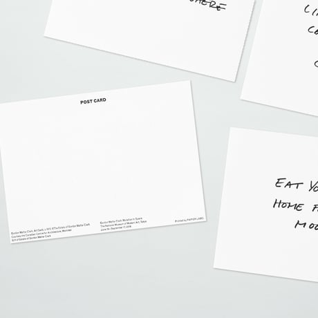 GORDON MATTA-CLARK 〈ART CARD〉