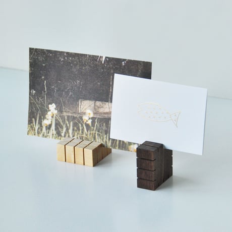 MASAO SEKI〈WOOD CARD STAND〉（2TYPES）
