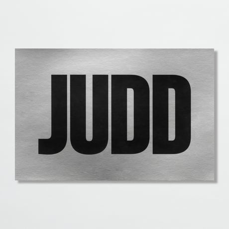DONALD JUDD 〈CARD〉
