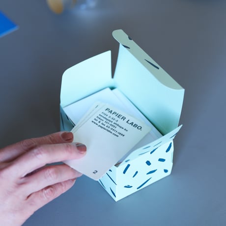 PAPIER LABO.〈CARD BOX_GREEN〉（3PCS）