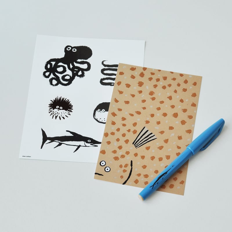 Jean Jullien ジャン•ジュリアン版画　インクジェットプリント Jean Jullien ジャン•ジュリアン版画 インクジェットプリント