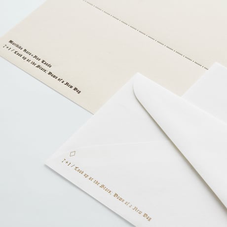 MARIHIKO HARA + NAO TSUDA〈Letter Set〉