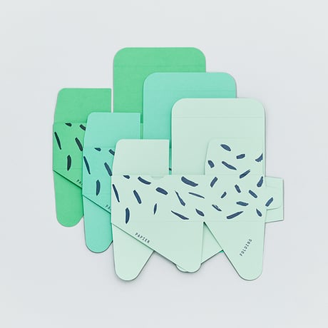 PAPIER LABO.〈CARD BOX_GREEN〉（3PCS）
