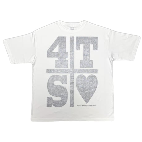 40th TSシャツ[夏version]ラメSilverロゴ