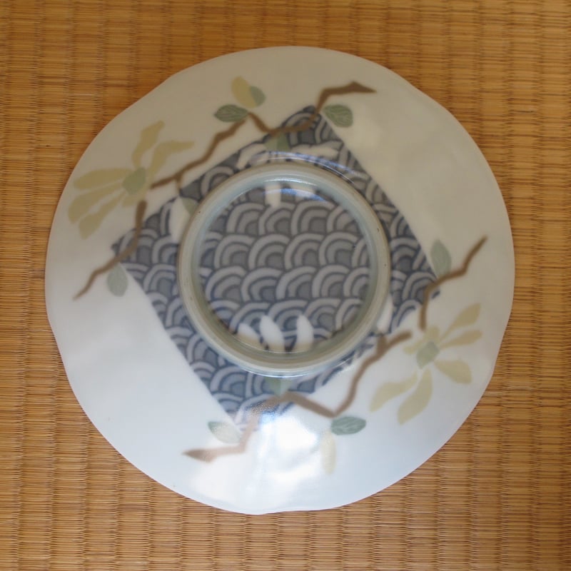 彩磁練上　草場勇次作 艸窯 有田焼　ぐい呑 f56f586c6119e8da18210fe730bbd6
