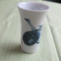 痴陶人（伊万里陶苑） 茄子絵花瓶（大） | 肥前陶磁ギャラリー妻