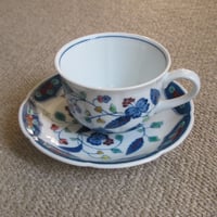 舘源（舘林喜助） 椿絵花瓶 | 肥前陶磁ギャラリー妻傳 gallery tsumaden