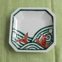 鍋島焼、市川哲山の大皿 鍋島焼、市川哲山の大皿