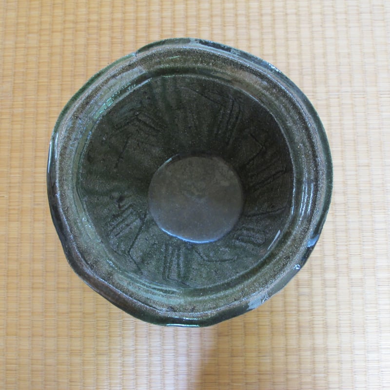 江戸初期　古唐津透盃碗　幅約10㎝　タコチ　東さ7-0411☆2F 江戸初期 古唐津透盃碗 幅約10㎝ タコチ 東さ7-0411