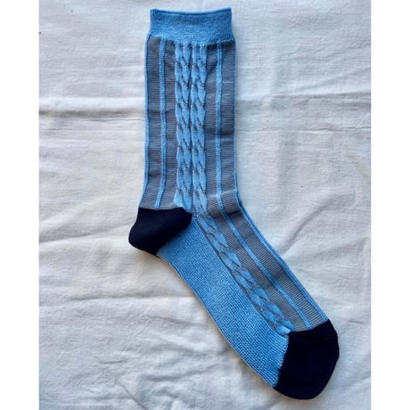 CABLE STRIPE SOCKS Lady's　　　　　　＝New colors＝