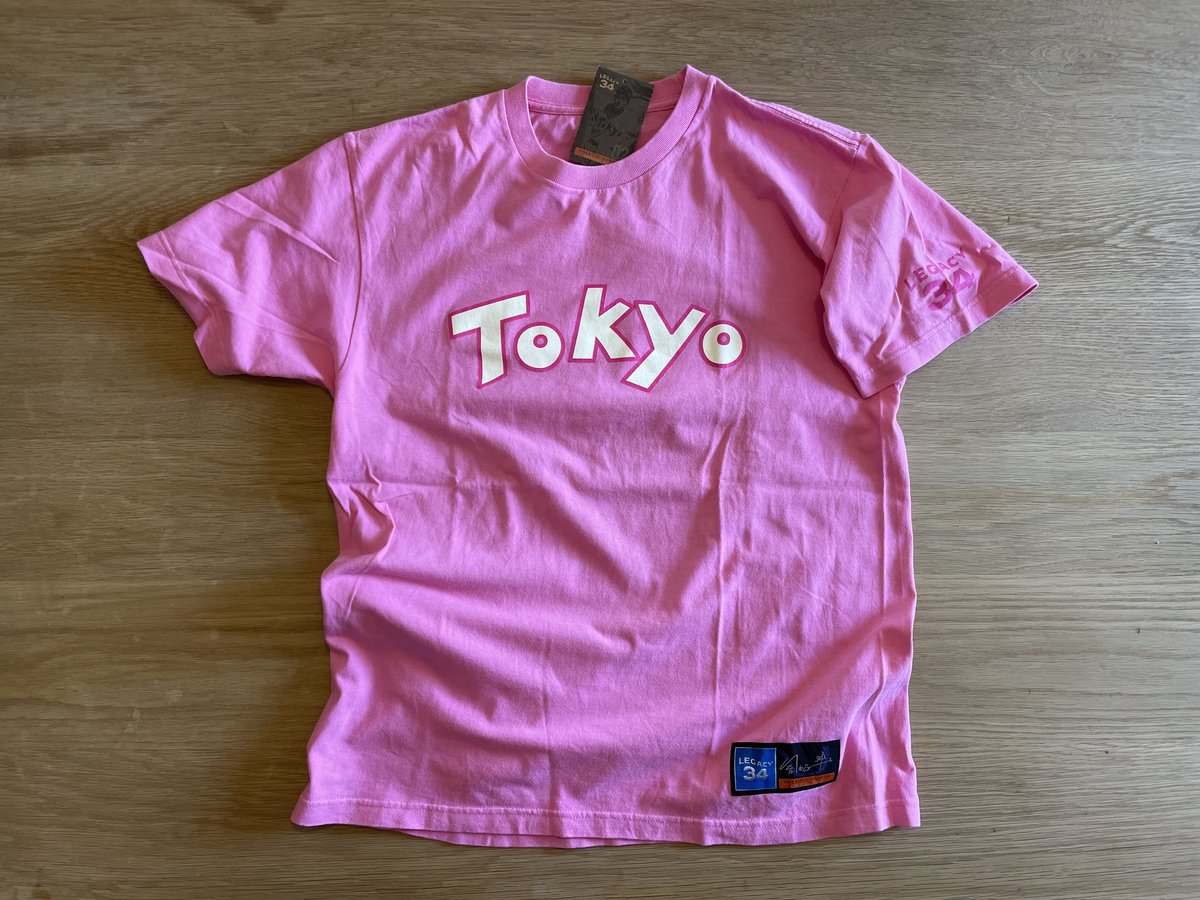 国鉄スワローズ金田正一投手 Tokyo #34 T シャツ ピンク 2023年