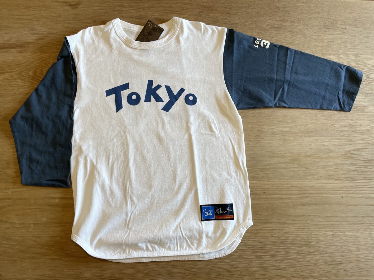 国鉄スワローズ金田正一投手 Tokyo #34 7部袖スリーブ ホワイト