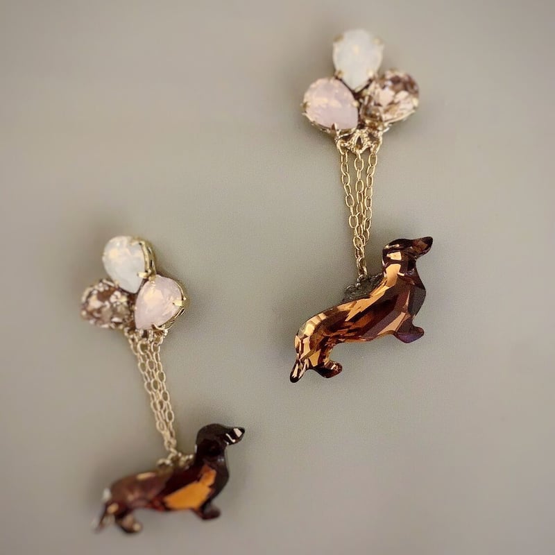 ドッグバルーンイヤリング/ピアス | Hydrangea.