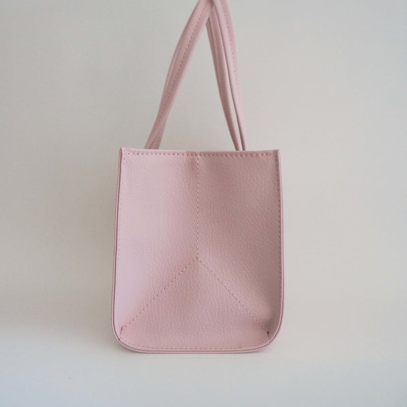 春色　カデナバッグ ハンドバッグ ハンドメイド マットピンク　大 WOMEN ロゴカートバッグ ピンク