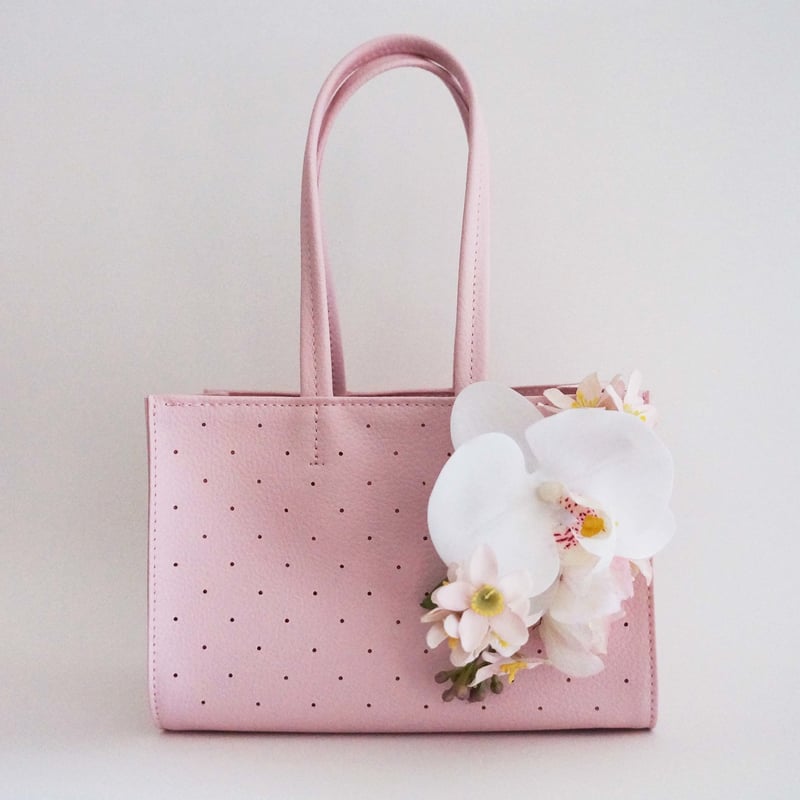 ハンドバッグ(ペールピンク) | Hydrangea.