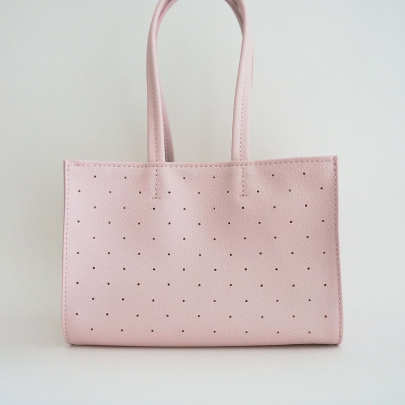 春色　カデナバッグ ハンドバッグ ハンドメイド マットピンク　大 春色 カデナバッグ ハンドバッグ ハンドメイド マットピンク 大