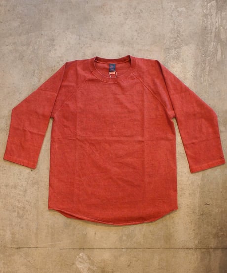 "GOOD ON" Baseball Tee[P-Dark Orange]
