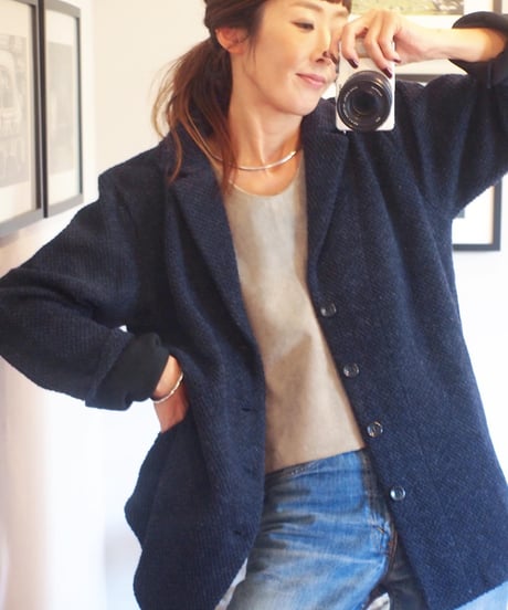 "SPINNER BAIT" Icelandic Wool Tailor Cardigan