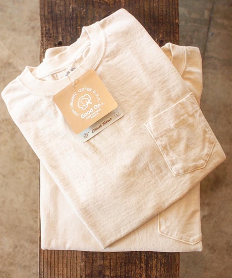 "GOOD ON"Organic S/S Pocket Tee