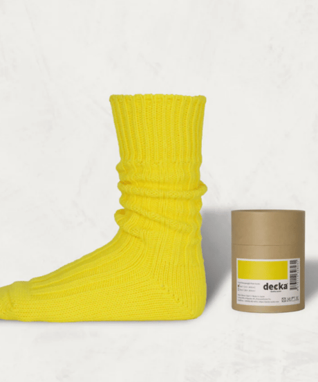 "decka Quality Socks" Cased Heavyweight Plain Socks