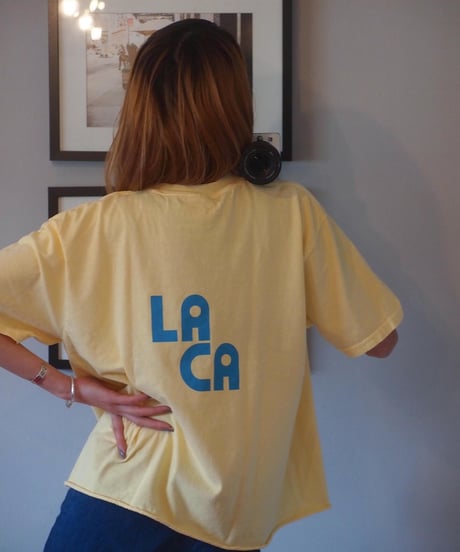 ""THE DAY ON THE BEACH" Short Sleeve Cut Off Tee