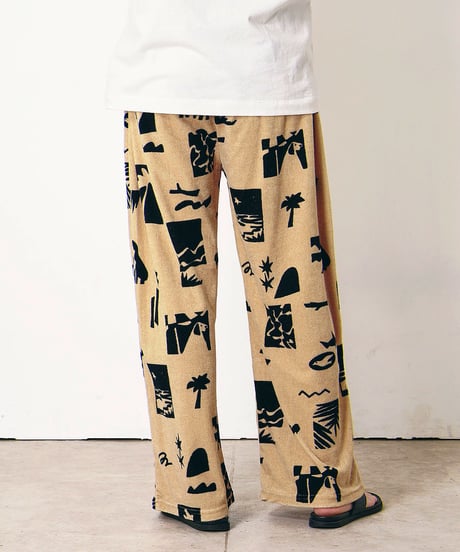 "COMMON NOUN"「SEA」Yuta Mihira Pile Eazy Pants