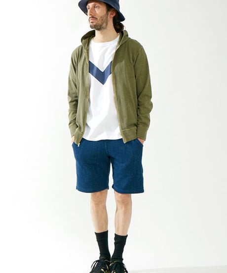 "GOOD ON" Double Pile Shorts
