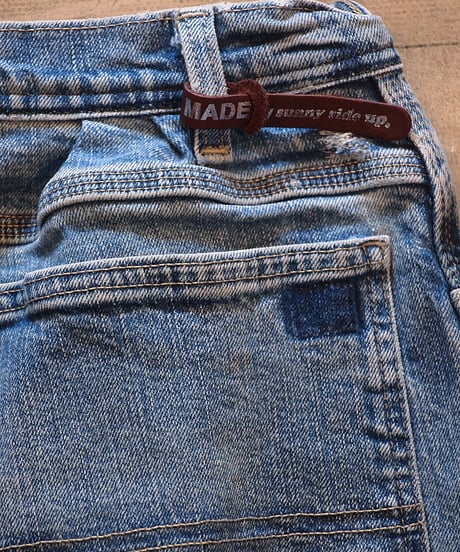 "SUNNY SIDE UP" Re Denim Painter Pants