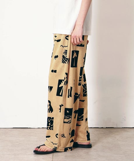 "COMMON NOUN"「SEA」Yuta Mihira Pile Eazy Pants