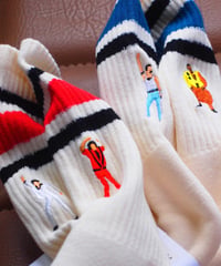 Men's再入荷！"BRU NA BOINNE"×"decka Quality Socks"SK8 Socks