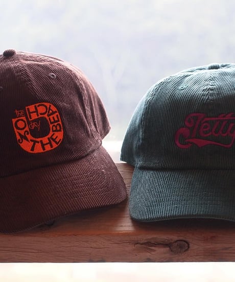 "THE DAY ON THE BEACH"5Panel Corduroy Baseball Cap
