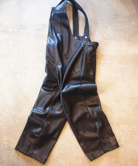 "RUMBLE RED" Eco Leather Overall