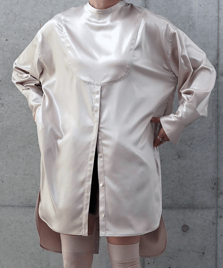 "RUMBLE RED"N-1 Long Dress Shirts