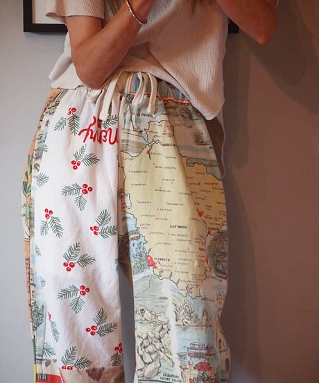 "Mr.RemakeMan."Vintage Tapestry Remake Easy Pants.④[Size:3(L)]