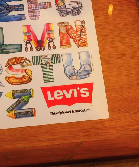 LEVI'S" 77's DEAD STOCK Adverting Poster