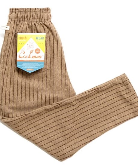 "COOKMAN" Chef Pants Wool Mix Stripe