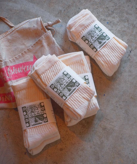"ORGANIC THREDS" Regular Crew 3P Socks