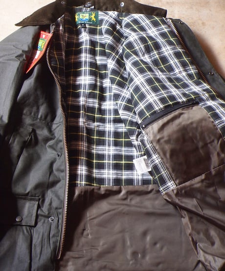 "ROCKALL"BOLTON WAXED PADDED JACKET
